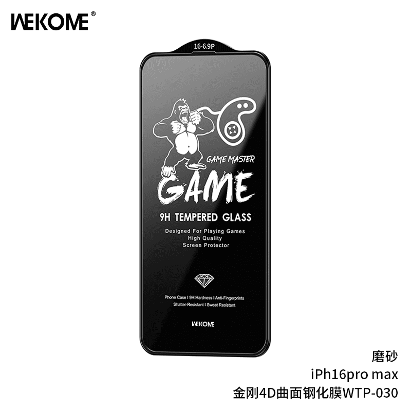 WEKOME WTP - 030 Kingkong 3D Curved Gaming Screen Protector for iPhone Frostbow - Saif Al Najmi KwScreen GaurdswekomeSaif Al Najmi Kw16 PRO MAXWEKOME WTP - 030 Kingkong 3D Curved Gaming Screen Protector for iPhone Frostbow - Saif Al Najmi Kw